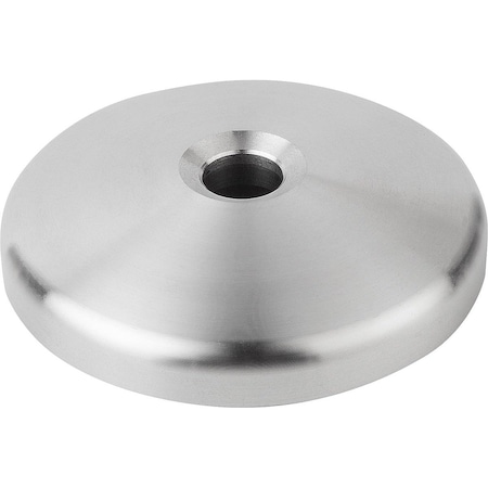 Kipp Plate Anti-Slip Plate, Form:B Stainless Steel, D=100 K0425.21002